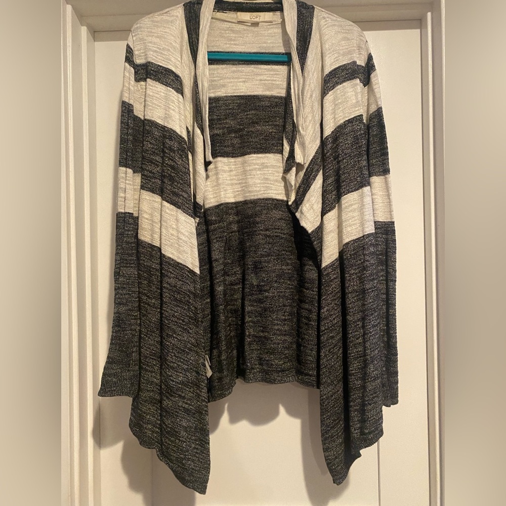 Loft, M - striped sweater
